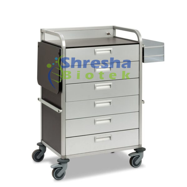MEDICINE TROLLEY WITHDRAWERS (S.S.)