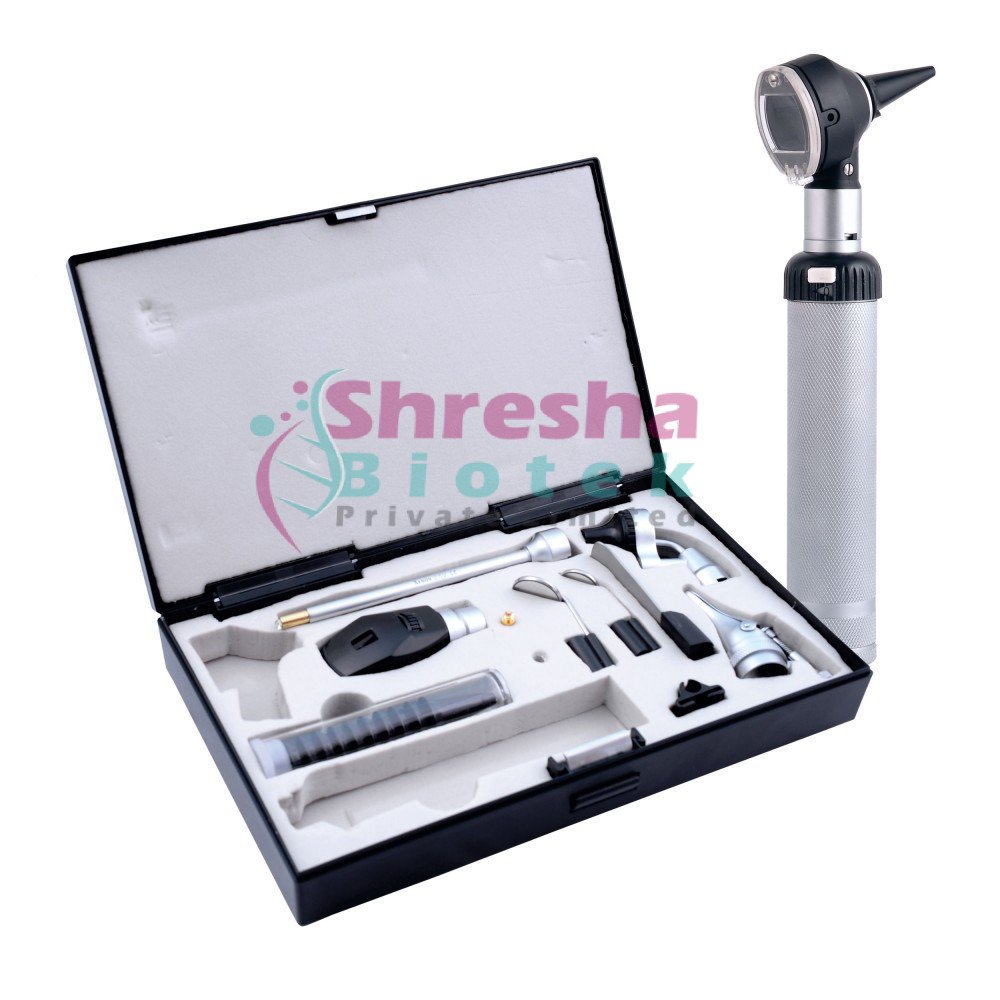 Slake ENT Diagnostic Set – Otoscope & Ophthalmoscope With Hard Case, Ear Nose Throat Exam Kit