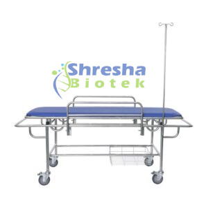 STRETCHER TROLLEY WITH MATTRESS