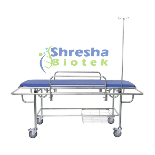 STRETCHER TROLLEY WITH MATTRESS