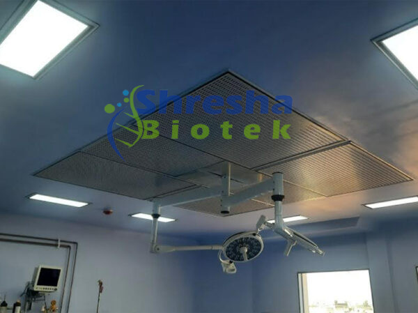 CEILING MOUNTED LAMINAR AIR FLOW SYSTEM