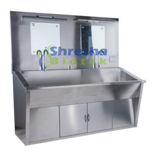 WASH BASIN WITH TOUCH FREE SENSOR
