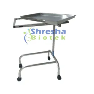 Stainless Steel Mayo Instrument Trolley, Small