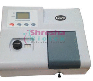 MICROPROCESSOR SINGLE BEAM UV-VIS SPECTROPHOTOMETER WITH SOFTWARE