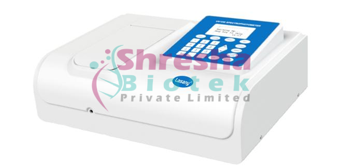 MICROPROCESSOR SINGLE BEAM UV-VIS SPECTROPHOTMETER WITH GRAPHICAL SCANNING SOFTWARE