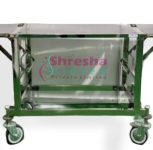Stretcher Trolley Foldable Stainless Steel