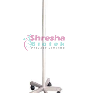 Saline Stand Five Legs Stainless Steel