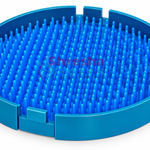 ROUND BLUE TRAY